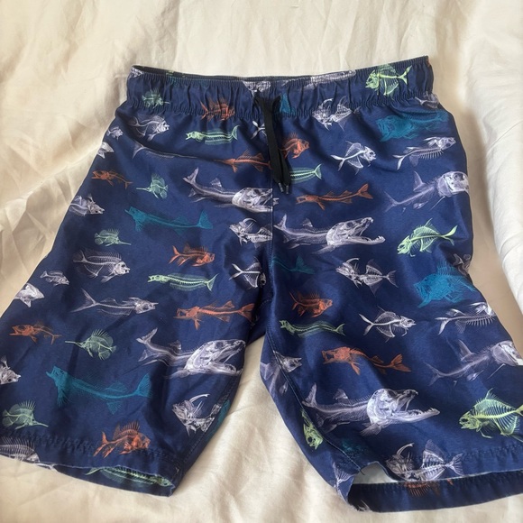Hurley Boys Swim Trunks Size 10/12 Fish Multi Color 17L x 13W - Picture 1 of 4